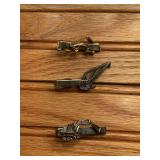 (3) Bucyrus-Erie + Manitowoc Tie Clips