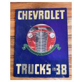 1938 Chevrolet Trucks Sales Literature