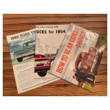 (3) Ford Truck Sales Literature