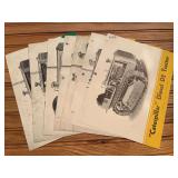 (7) Caterpillar Crawler Spec Sheets