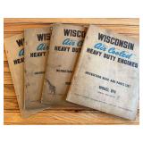 (4) Wisconsin Engine Manuals