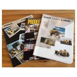 (3) Caterpillar Sales Literature