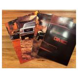 (4) 1996 GMC Sales Literature