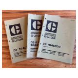 (3) Caterpillar Crawler Lubrication & Maintenance Guides