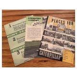 (3) Caterpillar Sales Literature
