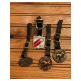 (4) Mack + Rogers Watch Fobs