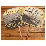 (2) Caterpillar Fans
