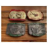 (4) HCEA Belt Buckles