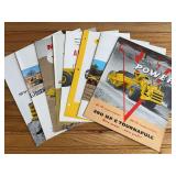(8) Le Tourneau-Westinghouse Scrapper Sales Literature