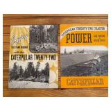(2) Caterpillar Twenty Two Crawler Sales Literature