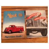 (2) Mack Truck Sales Literature