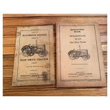 (2) McCormick-Deering 1020 Tractor Manuals