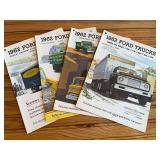 (4) 1962 Ford Truck Sales Literature