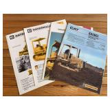 (4) Caterpillar D3 Crawler Sales Literature