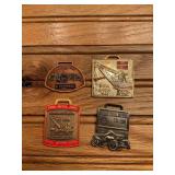 (4) International Watch Fob Show Watch Fobs