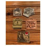 (5) International Watch Fob Show Watch Fobs