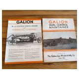 (2) Galion Iron Works Sales Literature