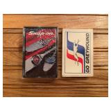 (2) Greyhound + Snap-On Playing Cards
