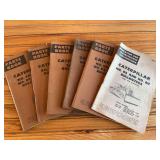 (6) Caterpillar Bulldozer Manuals