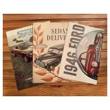 (3) Ford Car Sales Literature
