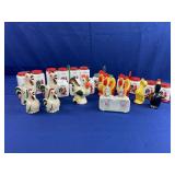 Tipp City Spice Jars, Assorted Salt & Pepper Shakers, and Pie Birds