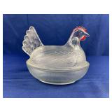 Indiana Glass Hen on a Nest