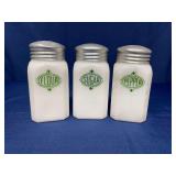 Anchor Hocking Milk Glass Shakers