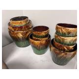 (14) Matching Stone Flower Pots