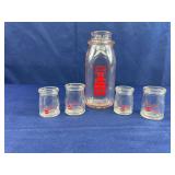 Carnation Milk & Cream Jars