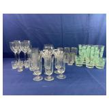Assorted Tumblers and Stemware