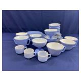 Blue Hazel Atlas Dishes