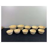 (10) Assorted Pieces of Watt Promotional Stoneware