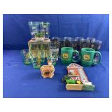 Tractor, Deer, and John Deere Glassware