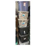(6) Storage Totes