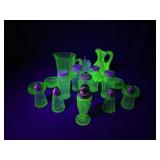 Assorted Uranium Glass