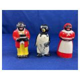 Vintage Mammy and Uncle Moses & Willie and Millie the Penguin
