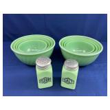 Fire King Jadeite & McK Shakers