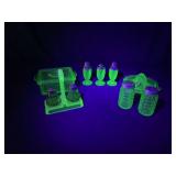 Assorted Uranium Glass