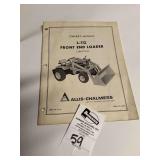 Allis-Chalmers L-112 Front-End Loader Owner