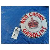 Newer Production Red Crown Gasoline DSP Sign