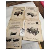 (5) Sears10 XL & Sears Custom 6 Manuals