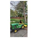 1969 John Deere 110 w/ Blade, Deck, & Tiller