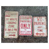 (3) Parking Signs