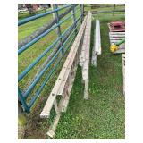 (3) Aluminum Extension Ladders