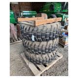 (3) Michelin 155/80R20 Tires
