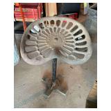 Deering Cast Iron Seat Stool