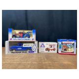 (4) Truck Banks + Ornament