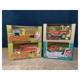 (4) Coca-Cola Trucks NIB