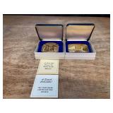 (2) John Deere Belt Buckles