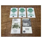 (5) John Deere Farm Management Notebooks